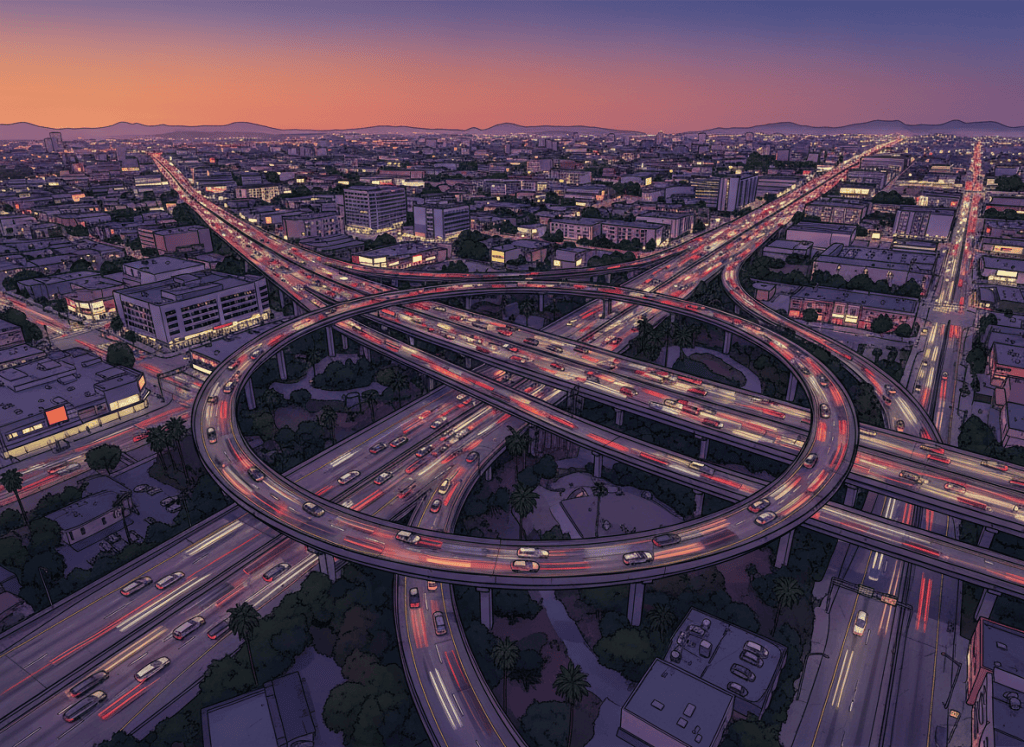 La California studia una fonte energetica insolita: le sue strade paralizzate